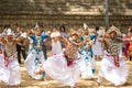 Sri Lankan teenagers performing traditional dance