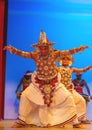 Sri Lankan traditional dance performance show Royalty Free Stock Photo