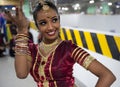 Sri Lankan traditional dancer