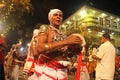 Sri Lankan traditional dancer performs in Perahara Ceremony in Colombo sri lanka