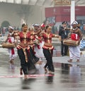Sri Lankan traditional dancers Royalty Free Stock Photo
