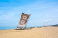 Sri Lankan traditional fishing catamarans Royalty Free Stock Photo