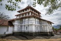 The Sri Lankathilaka Rajamaha Viharaya (Lankatilaka temple) at Udunuwara in Sri Lanka. Royalty Free Stock Photo