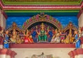 Sri Mariamman hindu temple altar