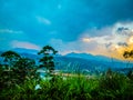 Sri pada mountain range seven virgins mountan, maussakale lake