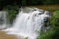 Sridith waterfall in khaoko at Petchabun,Thailand Royalty Free Stock Photo