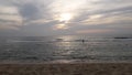 Srilanka beach side sundown evening
