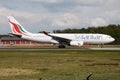 SriLankan Airlines Airbus A330-200 4R-ALG passenger plane departure at Frankfurt Airport Royalty Free Stock Photo