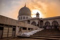 View of Hazratbal Shrine or Dargah Sharif at Srinagar, Kashmir, India Royalty Free Stock Photo