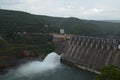 Srisailam dam, Andhra Pradesh, India Royalty Free Stock Photo