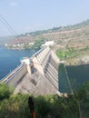 Srisailam reservoir hydroelectric power plant