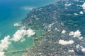 SRP and southern part of Cebu City and neighboring Talisay as seen from an airplane