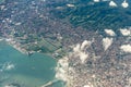 SRP and southern part of Cebu City and neighboring Talisay as seen from an airplane.