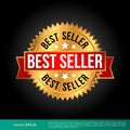 Best Seller Stamp Ribbon Vector Template Illustration Design. Vector EPS 10. Royalty Free Stock Photo