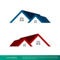 Set Roof Real Estate House Set Icon Vector Logo Template Illustration Design. Vector EPS 10.