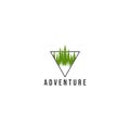 RIVER FOREST ADVENTURE LOGO DESIGN VECTOR Royalty Free Stock Photo