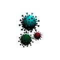 Disease germ, pathogen organism, infectious micro virology Royalty Free Stock Photo