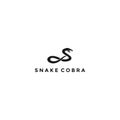 Snake Python Cobra Anaconda Viper Reptile Logo Design Vector