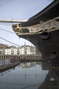 SS Great Britain the bow of this historic ship in Bristol UK Royalty Free Stock Photo