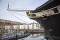SS Great Britain the bow of this historic ship in Bristol UK Royalty Free Stock Photo