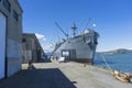 SS Jeremiah O`Brien ship at Fisherman`s Wharf in San Francisco Royalty Free Stock Photo