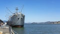 SS Jeremiah O`Brien ship at Fisherman`s Wharf, pier 45, San Francisco, California, US Royalty Free Stock Photo