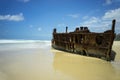 SS Maheno Wreck Fraser Island Australia Royalty Free Stock Photo