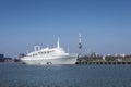 SS Rotterdam Cruiseship in the harbor of Rotterdam Royalty Free Stock Photo