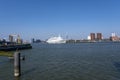 SS Rotterdam Cruiseship in the harbor of Rotterdam Royalty Free Stock Photo