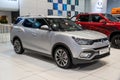 Ssangyong Tivoli XLV car at the Brussels Autosalon Motor Show. Belgium - January 18, 2019