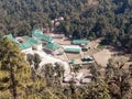 Ssb campus Gwaldam scenery surrounded by forest