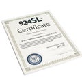 SSL Certificate Isolated on White Background Royalty Free Stock Photo