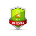 SSL Protection shield guard icon. Security ssl protect sign symbol