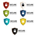 SSL Secure encryption tag /button /bar