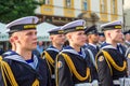 Ssoldiers in a historical part of Krakow