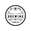 Brewery hand written lettering logo