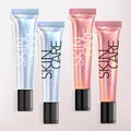 Vector Ultra Slim Holographic Tube Lipgloss CC Cream Foundation Beauty Makeup Skincare Medical Packaging