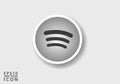 Spotify logo vector is a stylized representation