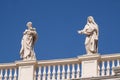 St. Agatha and St. Elizabeth of Portugal Royalty Free Stock Photo