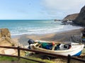 St Agnes beach Cornwall England UK Royalty Free Stock Photo