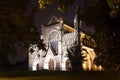 St Albans abbey church illumination England UK Royalty Free Stock Photo