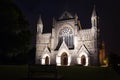 St Albans abbey church illumination England UK Royalty Free Stock Photo