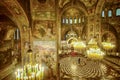 St Aleksander Nevski Cathedral Interior Royalty Free Stock Photo