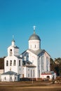 St. Alexander Nevsky Church in Gomel, Belarus. Spring Season Royalty Free Stock Photo