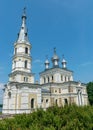 St. Alexander Nevsky Church in Stameriena, Latvia, on a sunny summer day Royalty Free Stock Photo