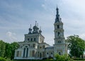 St. Alexander Nevsky Church in Stameriena, Latvia, on a sunny summer day Royalty Free Stock Photo