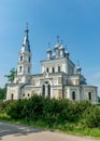 St. Alexander Nevsky Church in Stameriena, Latvia, on a sunny summer day Royalty Free Stock Photo