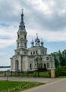 St. Alexander Nevsky Church in Stameriena, Latvia, on a sunny summer day Royalty Free Stock Photo