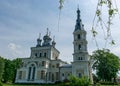 St. Alexander Nevsky Church in Stameriena, Latvia, on a sunny summer day Royalty Free Stock Photo