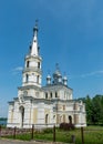 St. Alexander Nevsky Church in Stameriena, Latvia, on a sunny summer day Royalty Free Stock Photo